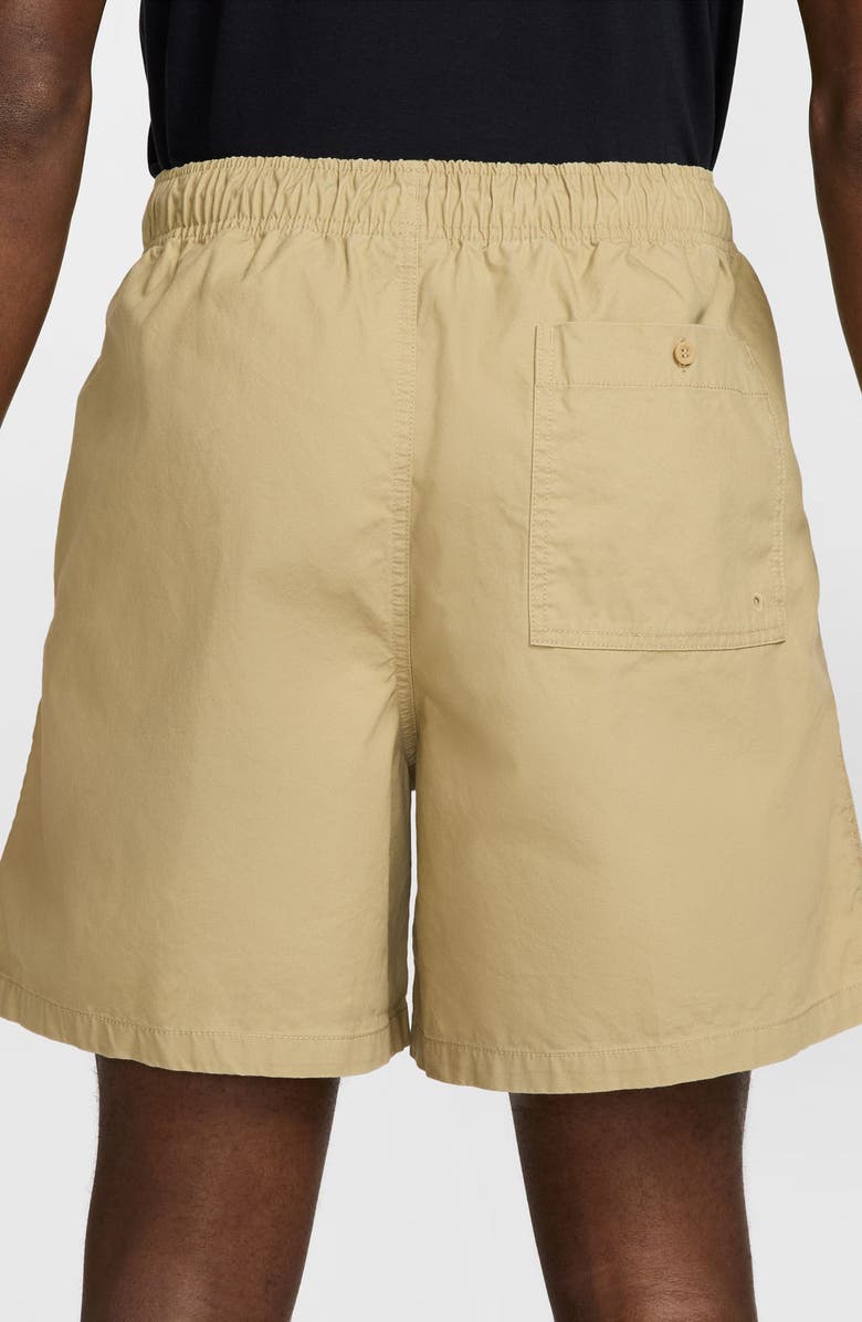 Nike Club Washed Flow Shorts, Alternate, color, Parachute Beige