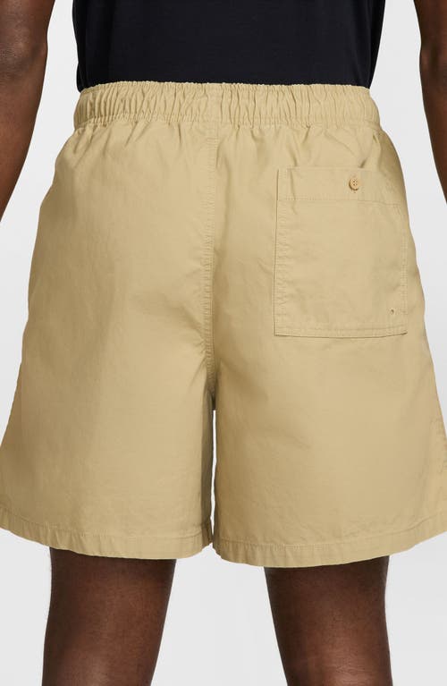Nike Club Washed Flow Shorts In Parachute Beige