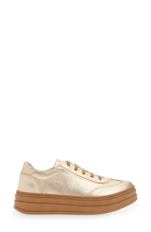 Chocolat Blu Varen Platform Sneaker In Brown