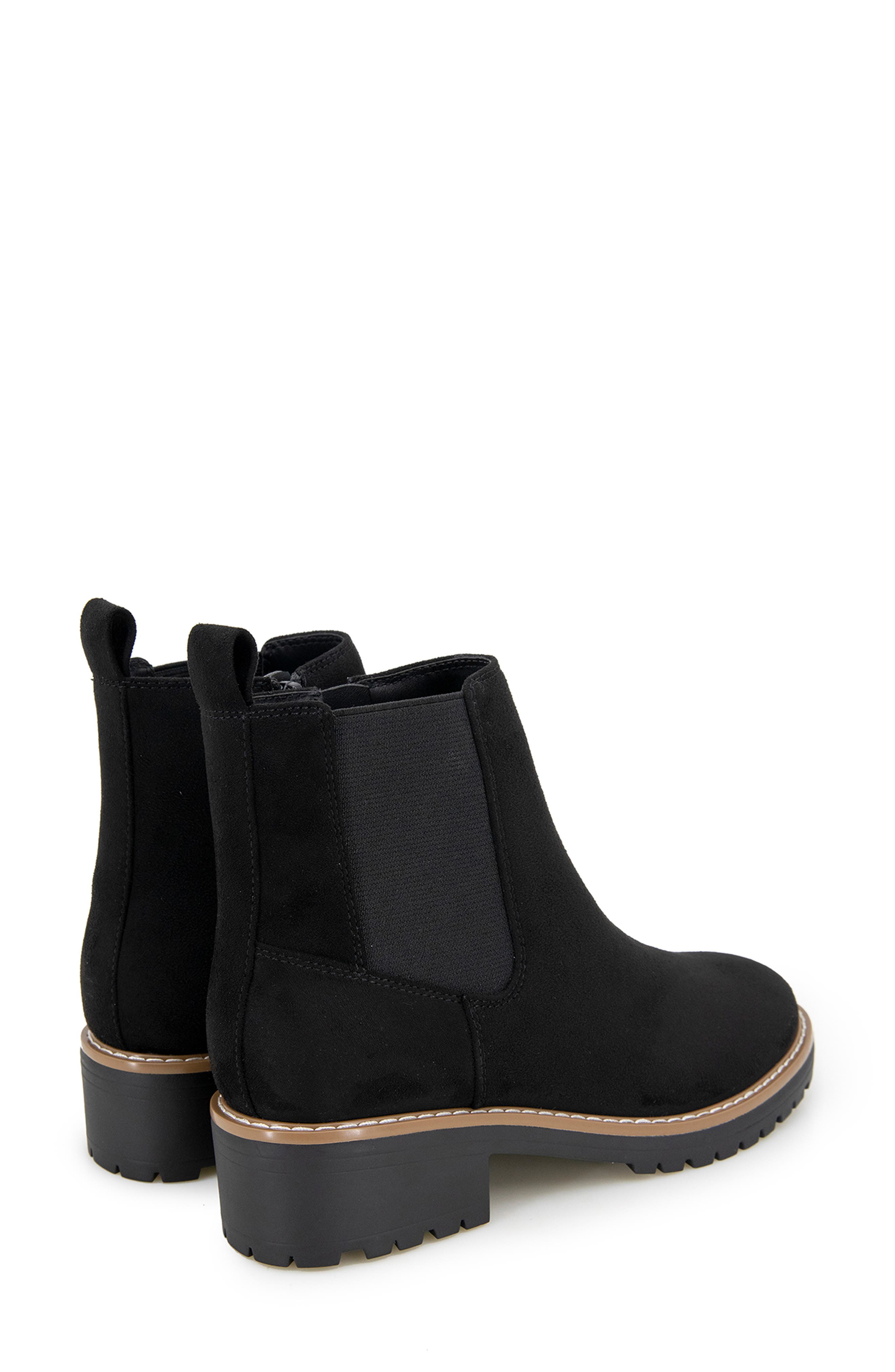 Kensie Kayla Lug Boot, Alternate, color, Black