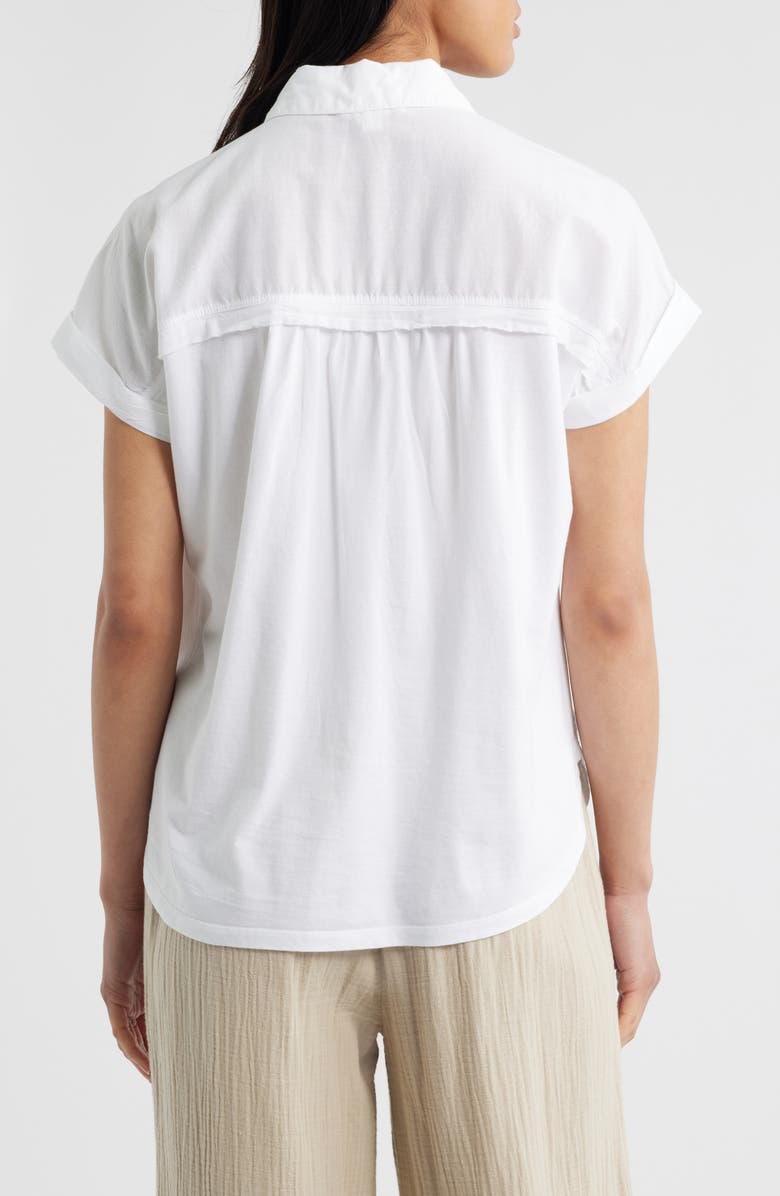 beachlunchlounge Lane Dolman Sleeve Shirt, Alternate, color, White