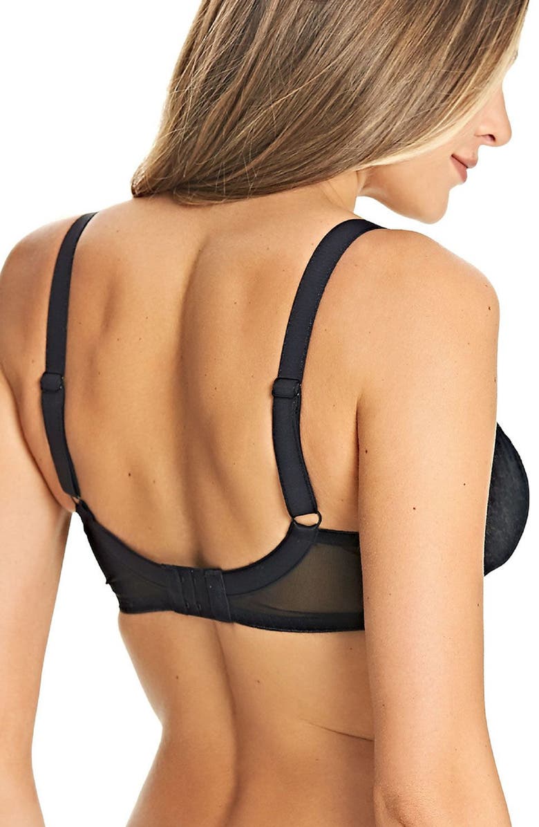 Freya Fancies Underwire Balconette Bra, Alternate, color, Black