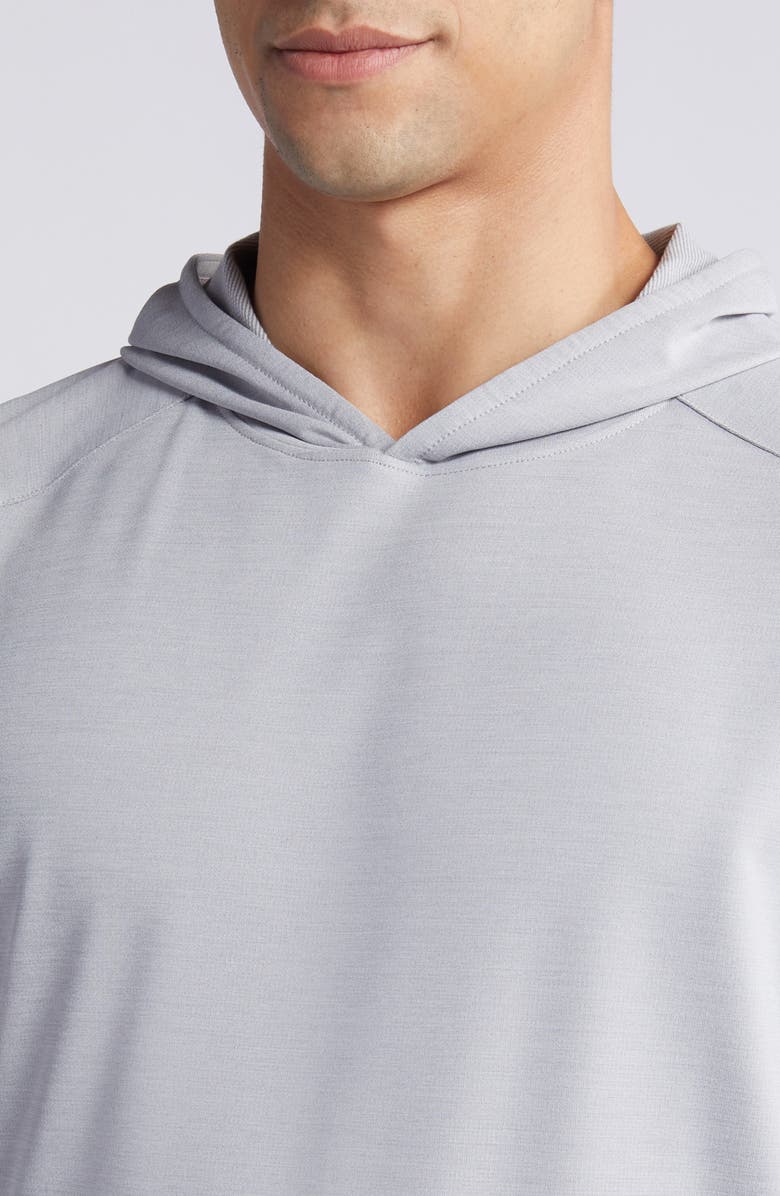 Peter Millar Pine Performance Hoodie, Alternate, color, Gale Grey