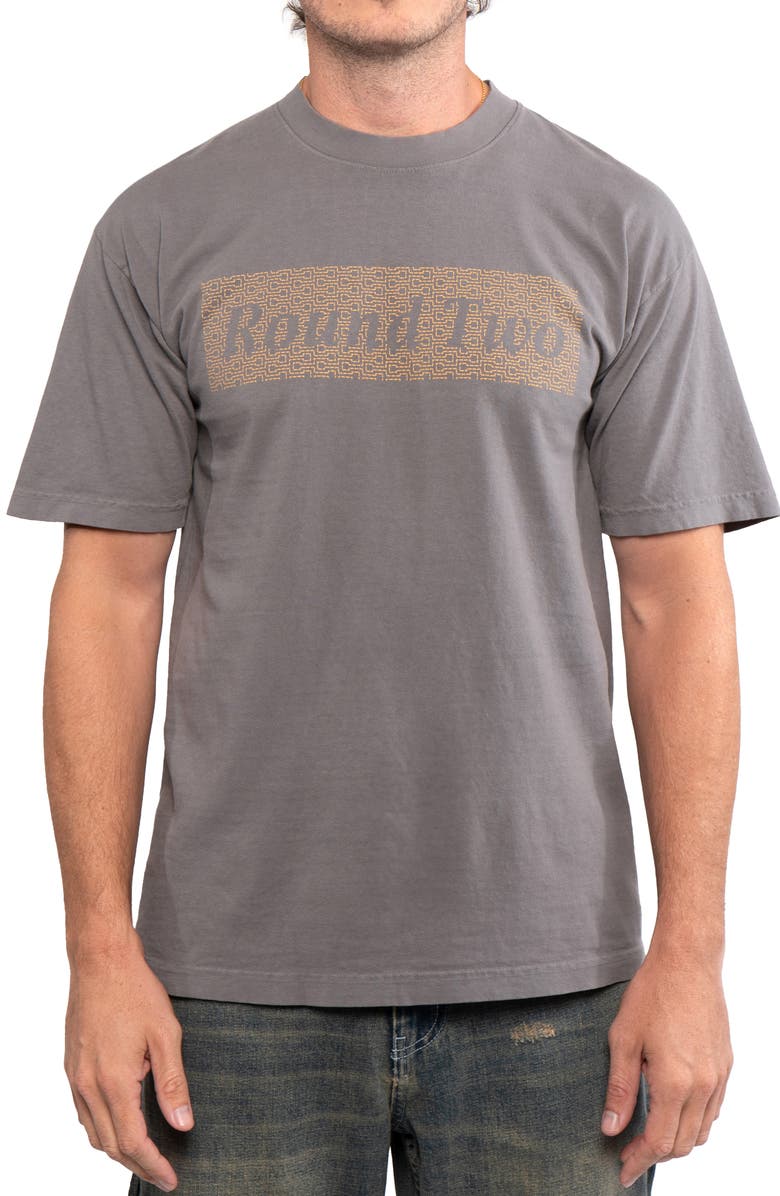 Round Two Stitch Logo T-Shirt, Main, color, 