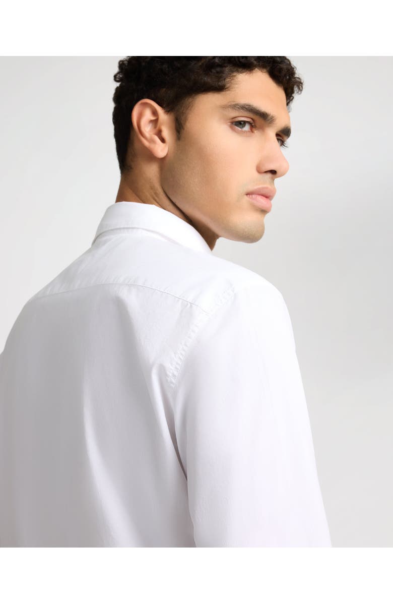 Onia Poplin Long Sleeve Button Down Shirt, Alternate, color, White