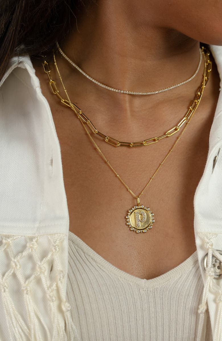 THE SIS KISS Meg Chain Necklace, Alternate, color, Gold