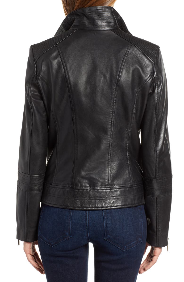 Leather Moto Jacket