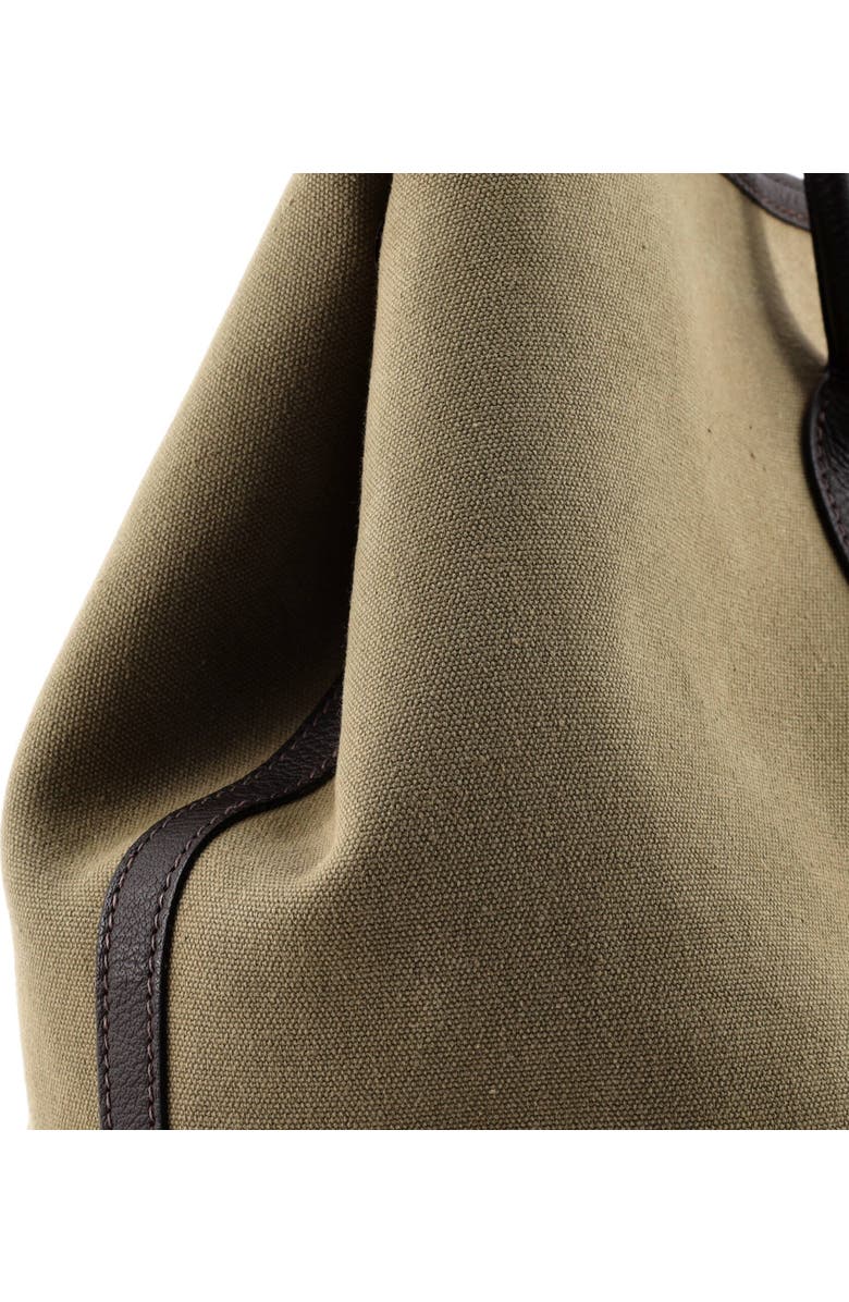 Pre-Owned Hermes Garden Party Tote Toile and Leather 36, Alternate, color, Khaki