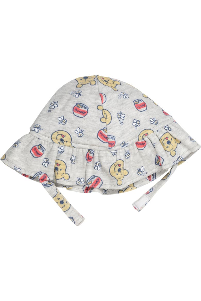 Winnie the Pooh One Piece Romper and Hat Set, Alternate, color, Winnie Pooh Yellow