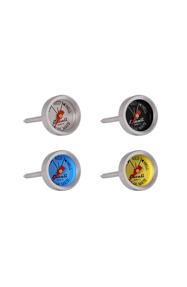 ESCALI Easy Read Steak Thermometer Set, Main, color, Metallic Silver
