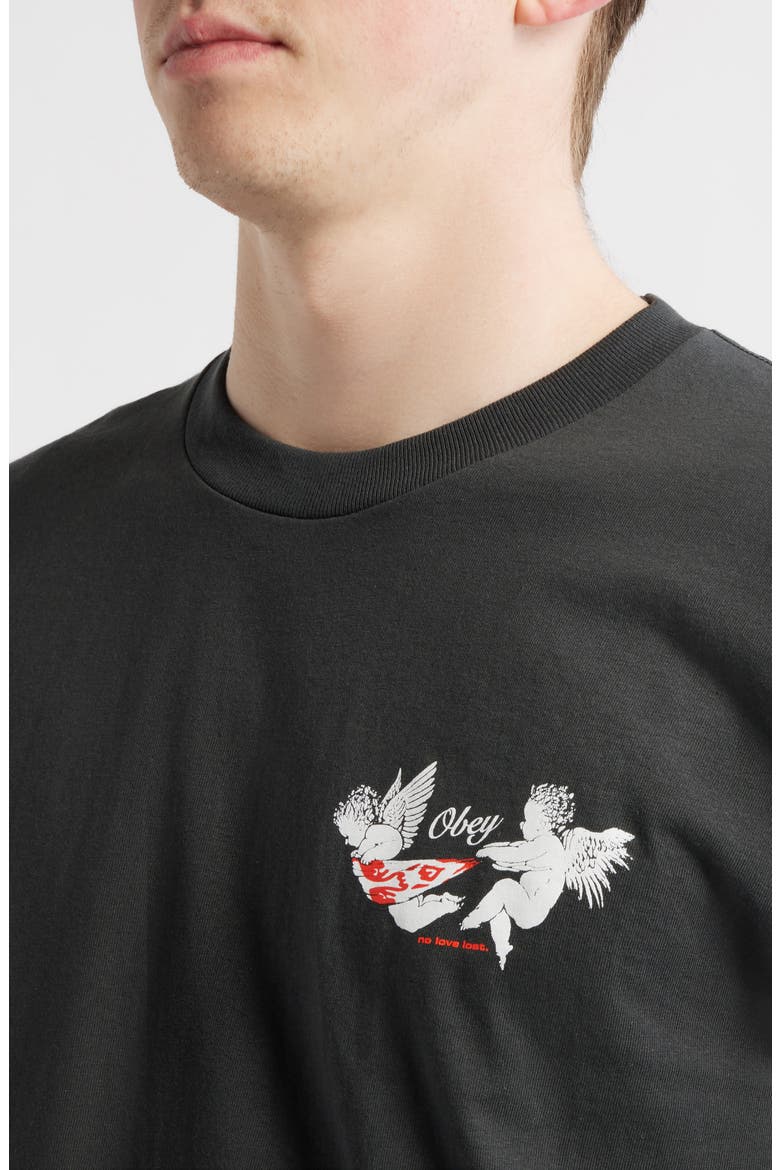 No Love Lost Graphic T-Shirt, Alternate, color, VINTAGE BLACK