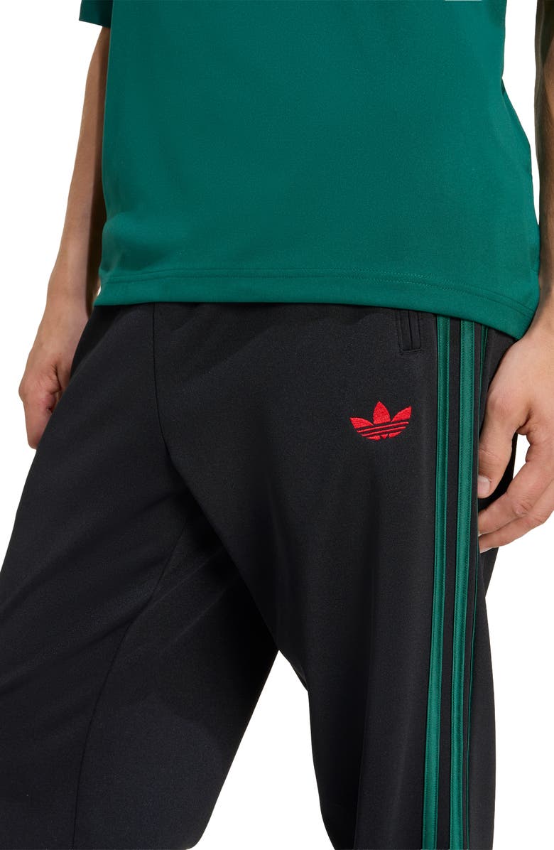 adidas Firebird Track Pants, Alternate, color, Black/ Collegiate Green