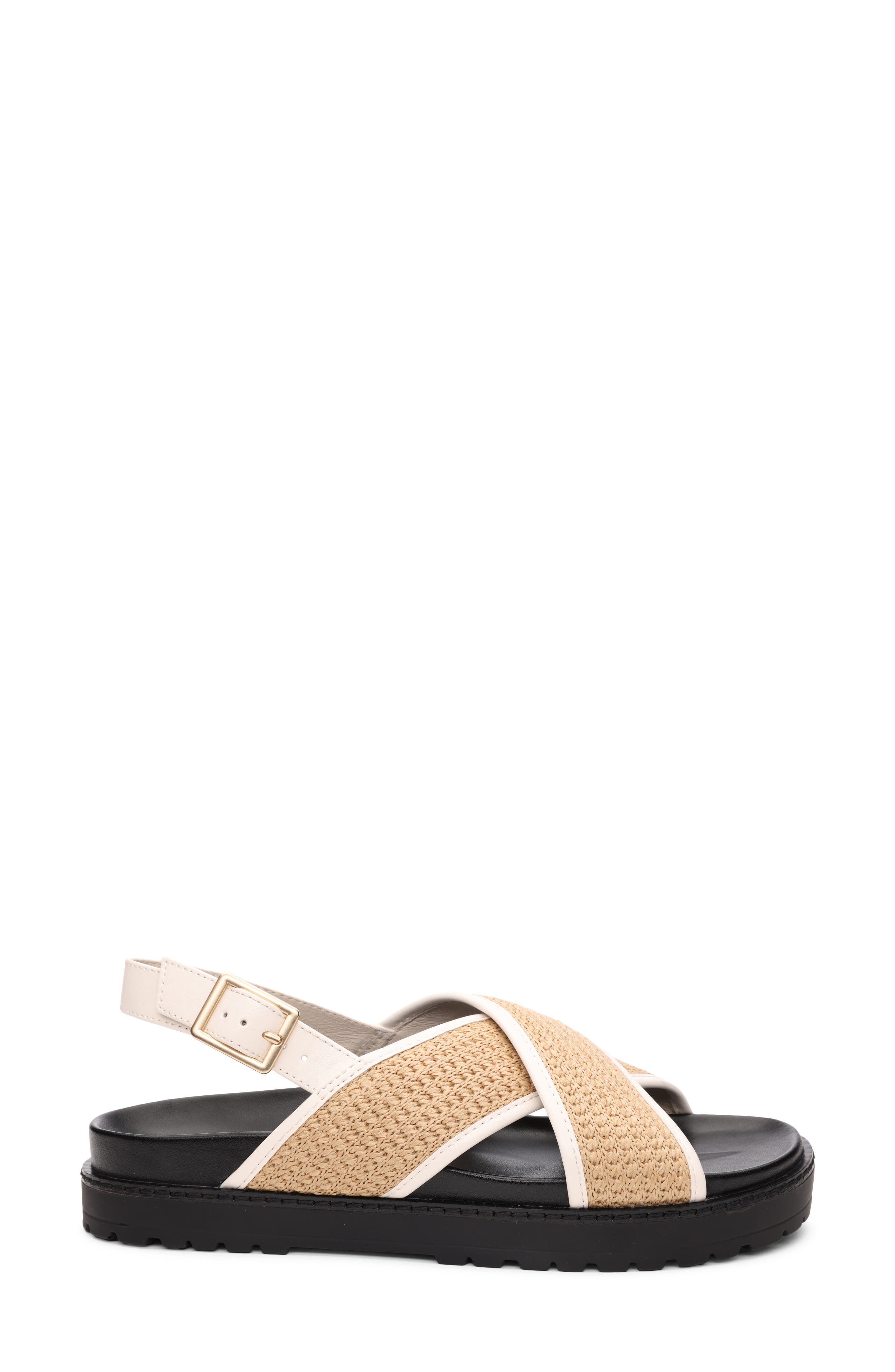 Sanctuary Freedom Raffia Slingback Platform Sandal, Alternate, color, 
