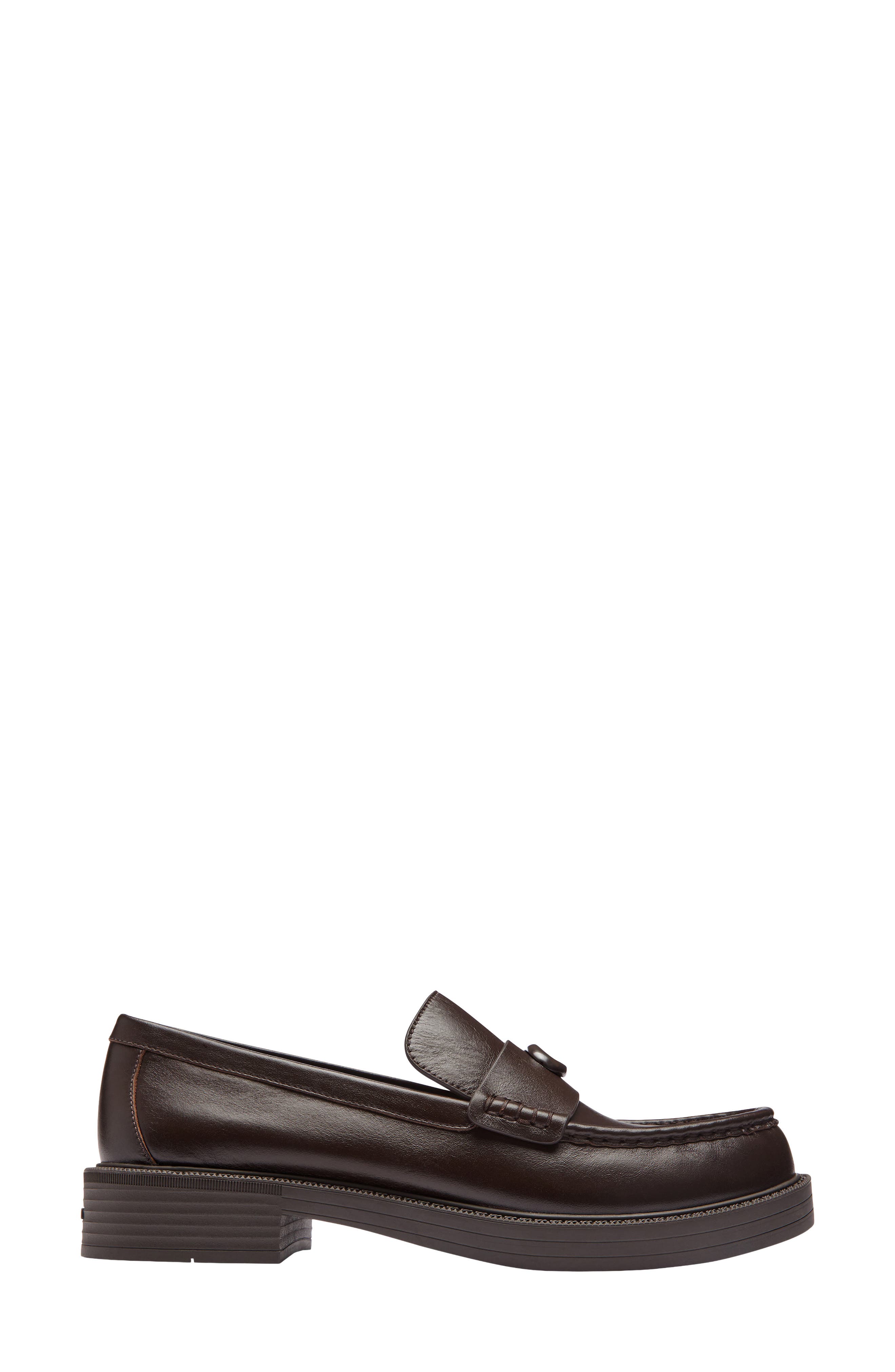 Astor Leather Loafer, Alternate, color, CHOCOLATE