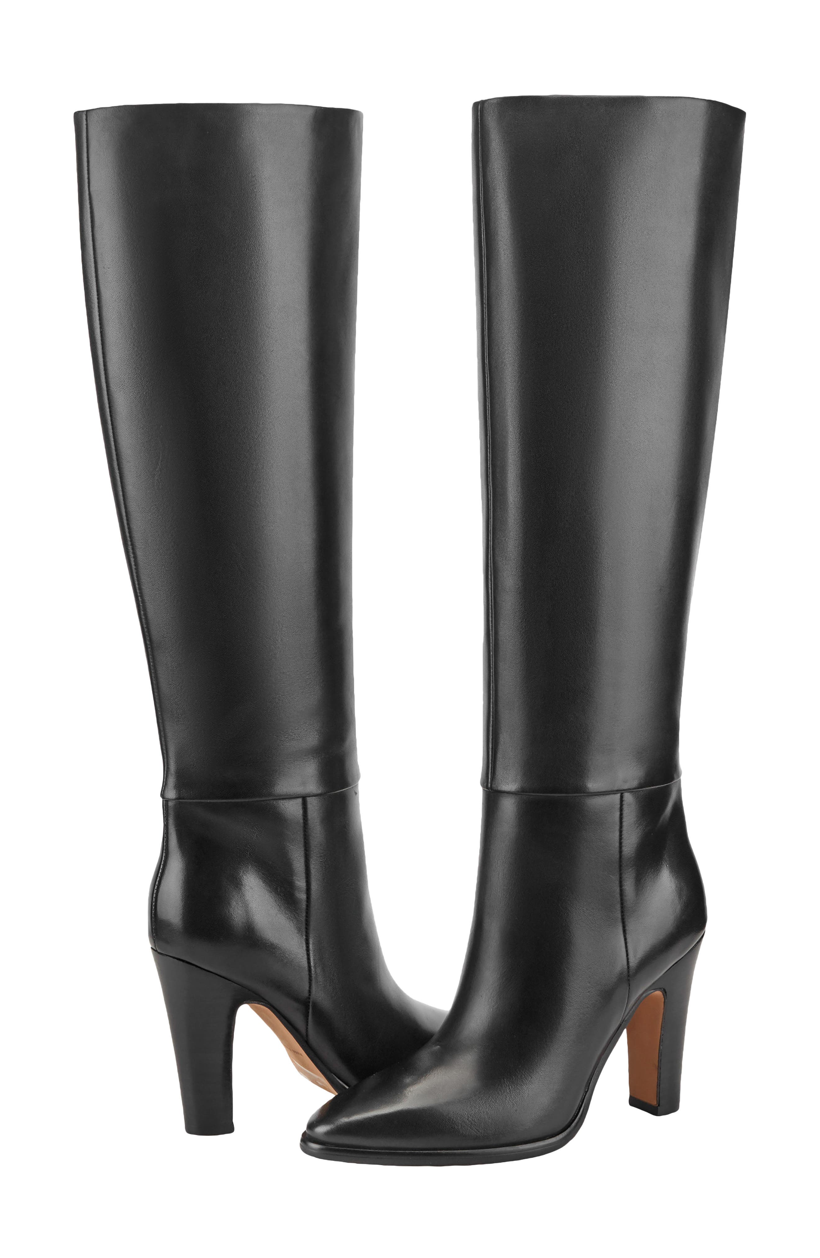 Jacie Knee High Boot, Alternate, color, BLACK