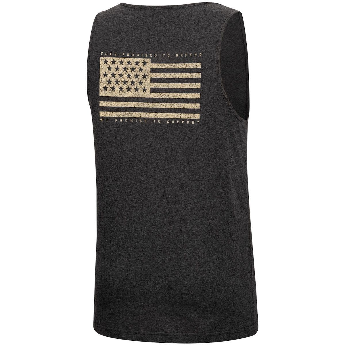 COLOSSEUM Men's Colosseum Heathered Black Texas A&M Aggies Military ...