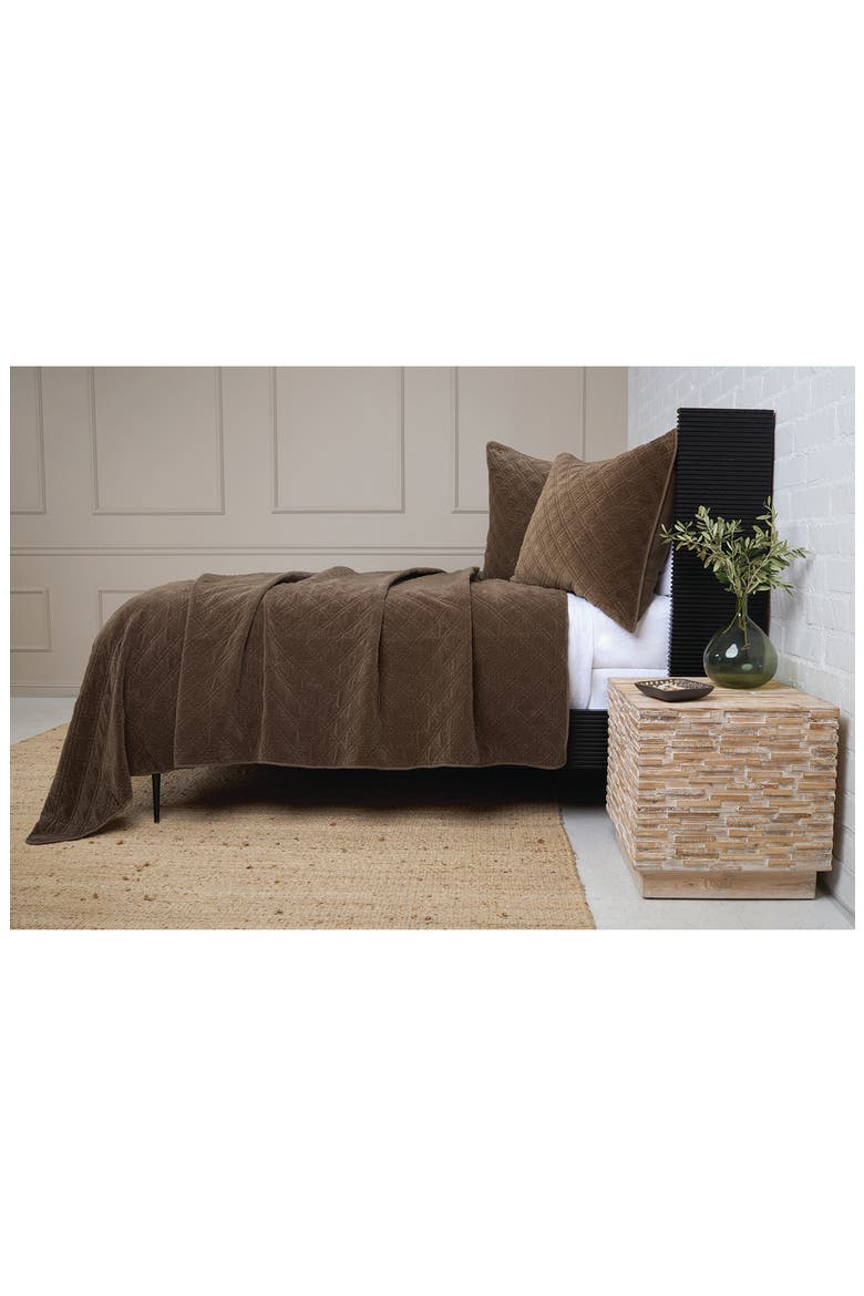 Brussels Coverlet, Alternate, color, WALNUT