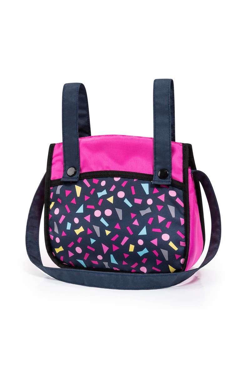 Bayer Design Pram Xeo Shapes Navy & Pink Matching Handbag,Dolls To 20", 3+, Alternate, color, Multicolored