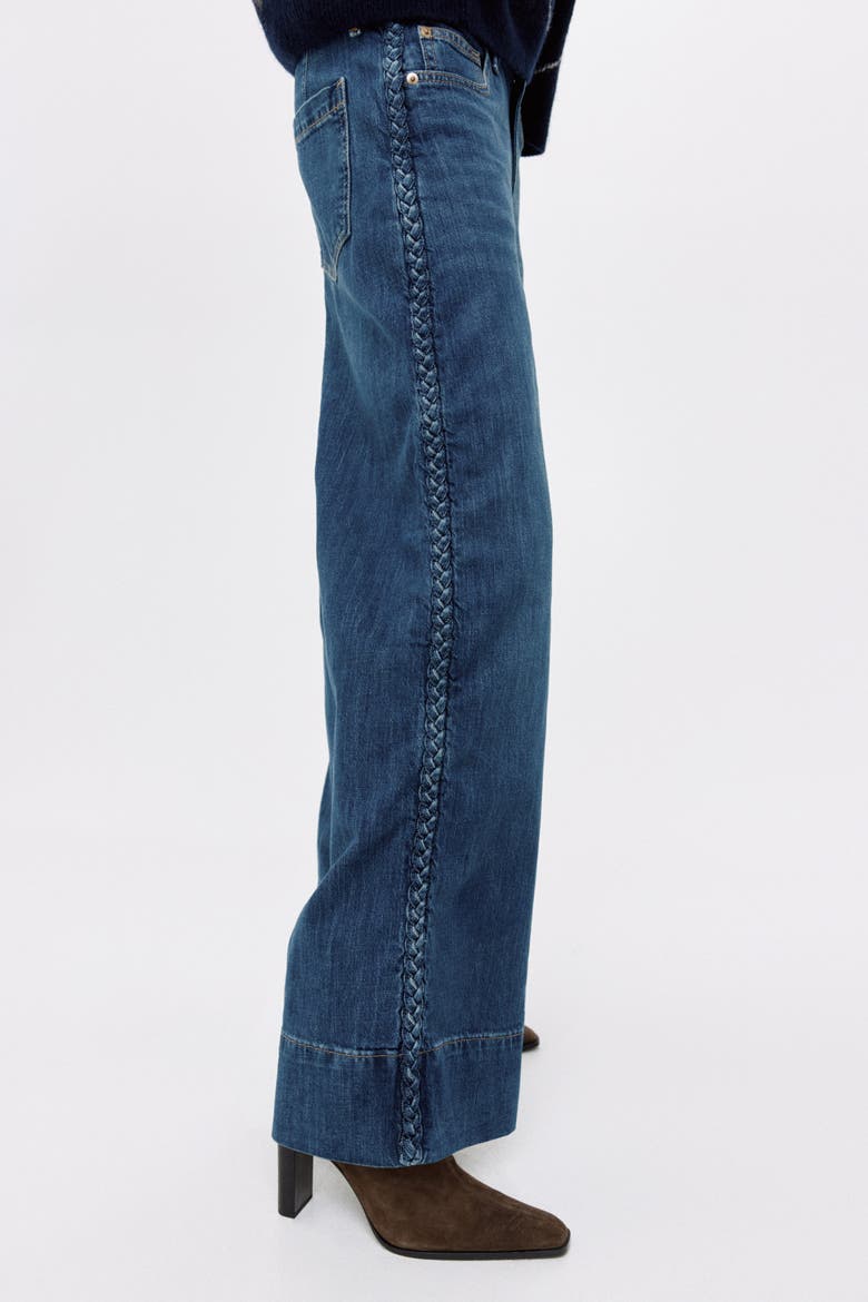 Wide High Jeans, Alternate, color, Denim blue