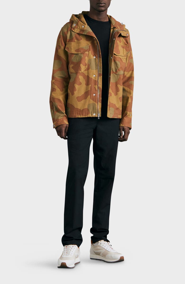 rag & bone Military Tactic Camo Print Stretch Cotton Jacket, Alternate, color, Camo