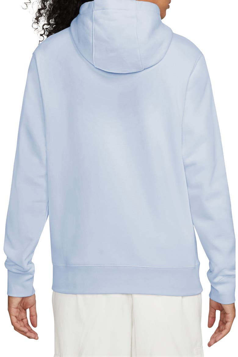 Sportswear Club Hoodie, Alternate, color, FOOTBALL GREY/ WHITE