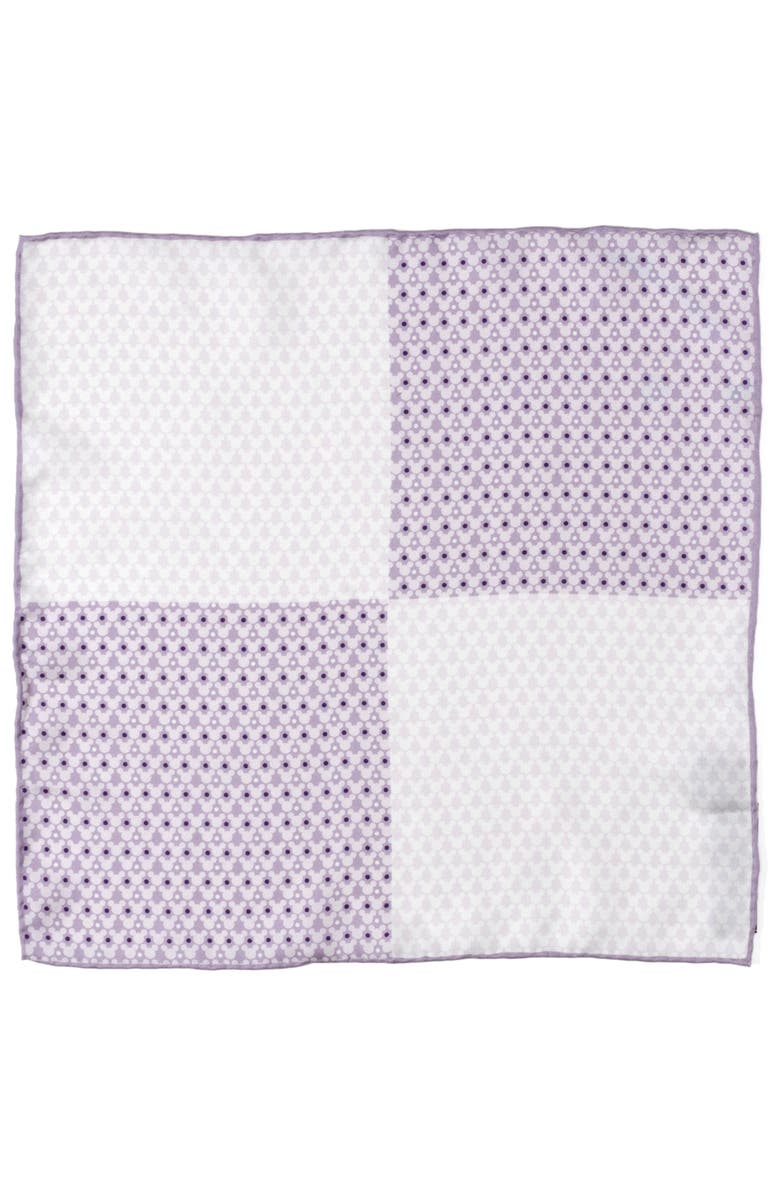 Cufflinks, Inc. x Disney Mickey Dot Silk Pocket Square, Alternate, color, Purple