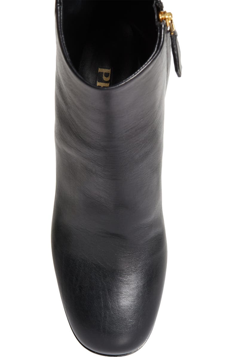 Prada Demi Block Heel Bootie, Alternate, color, Nero