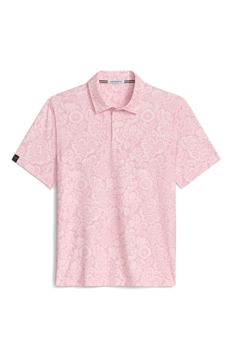 ASHWORTH GOLF Tapestry Polo, Alternate, color, Blush