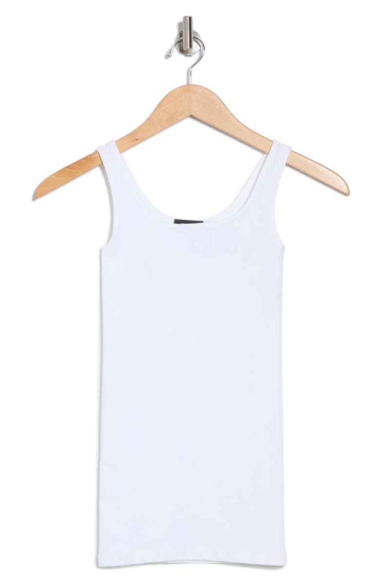 Theory Scoop Neck Tank, Alternate, color, White
