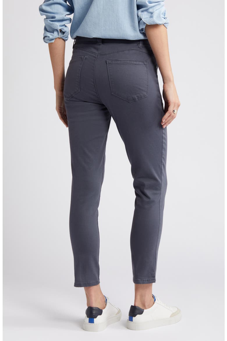 High Waist Ankle Skinny Pants, Alternate, color, SHADOW
