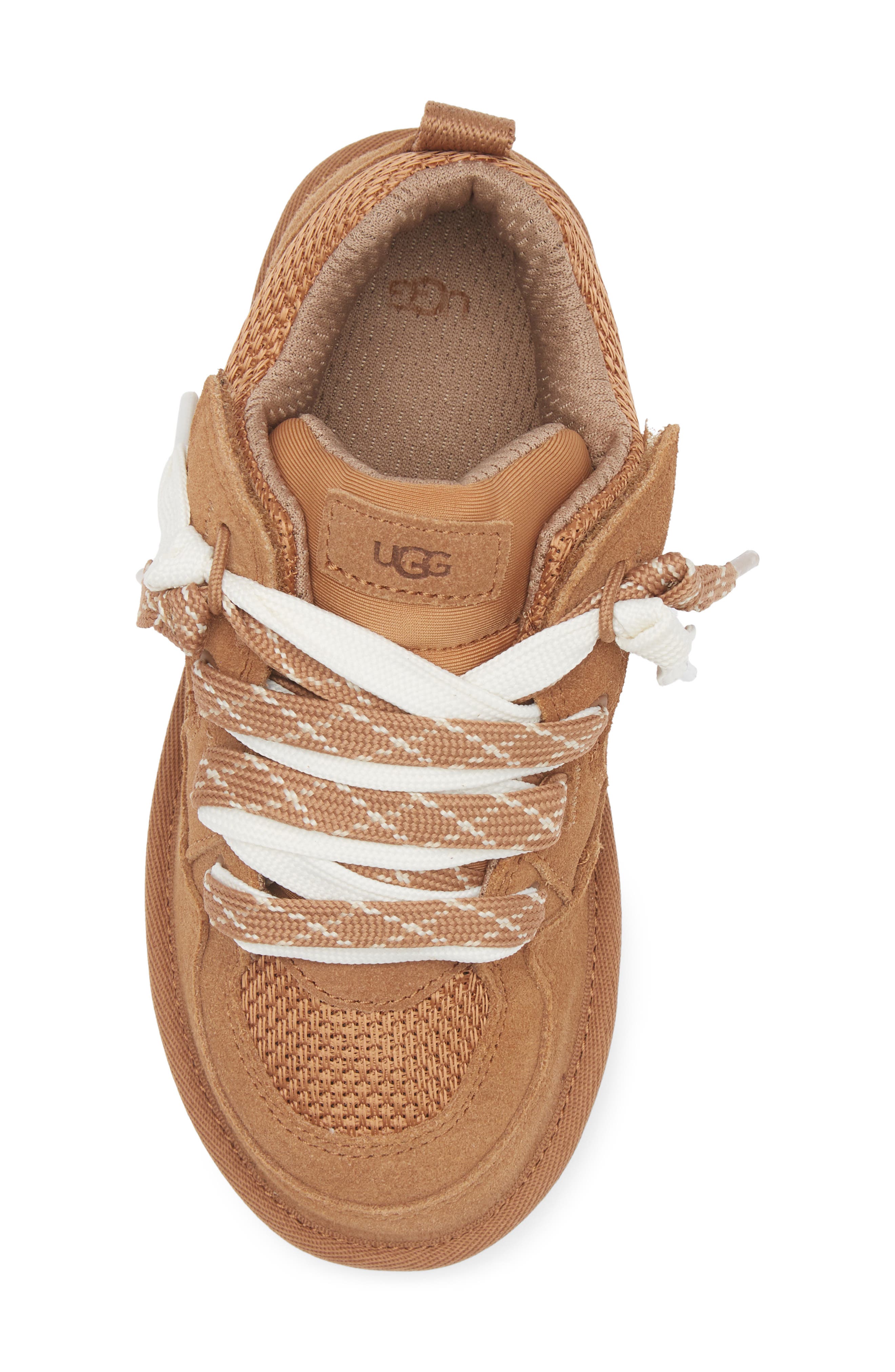 UGG<sup>®</sup> Kids' Lo Lowmel Sneaker, Alternate, color, Chestnut