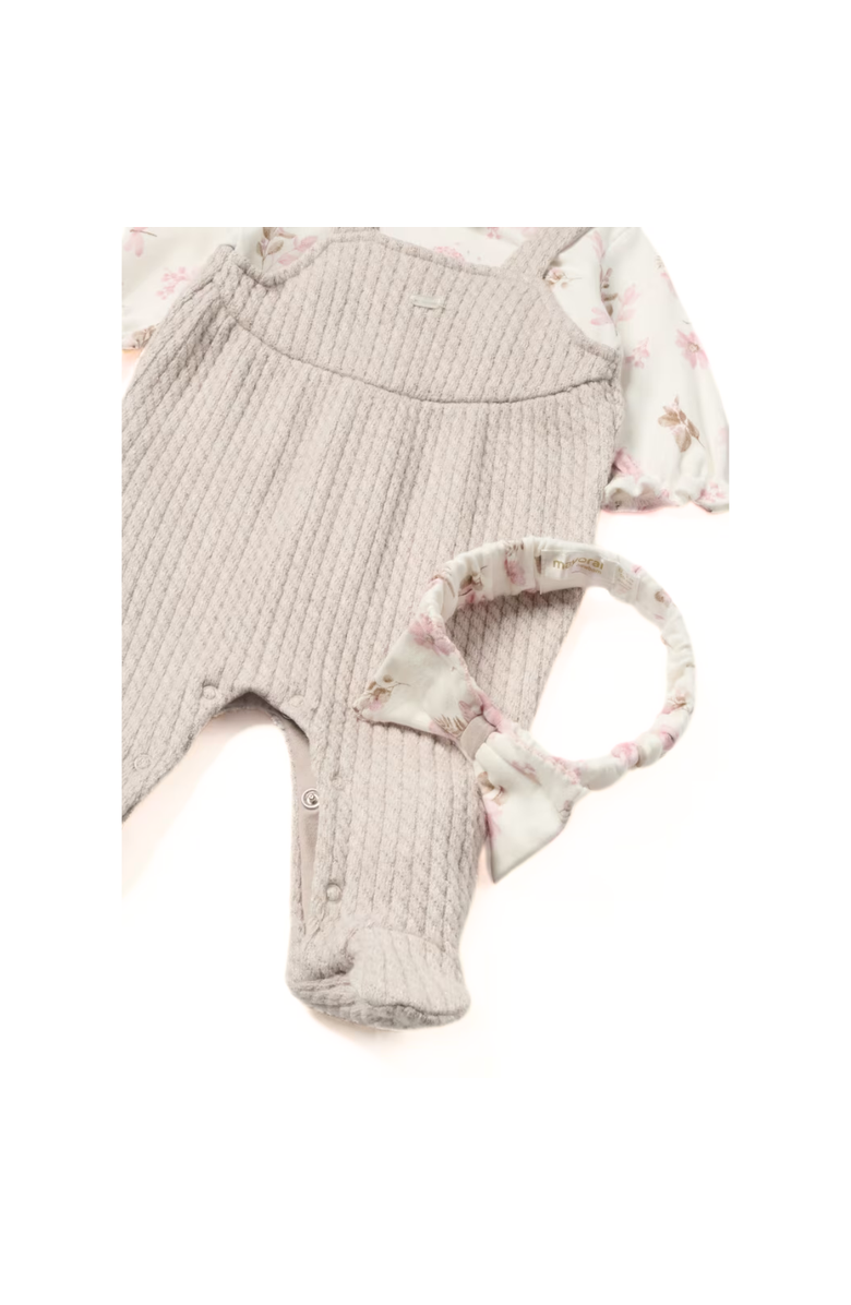 Mayoral Baby Romper and Headband Set, Alternate, color, Pink