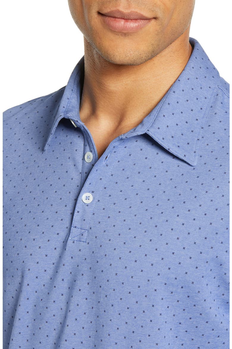 Bayville Regular Fit Dobby Polo, Alternate, color, LT BLUE