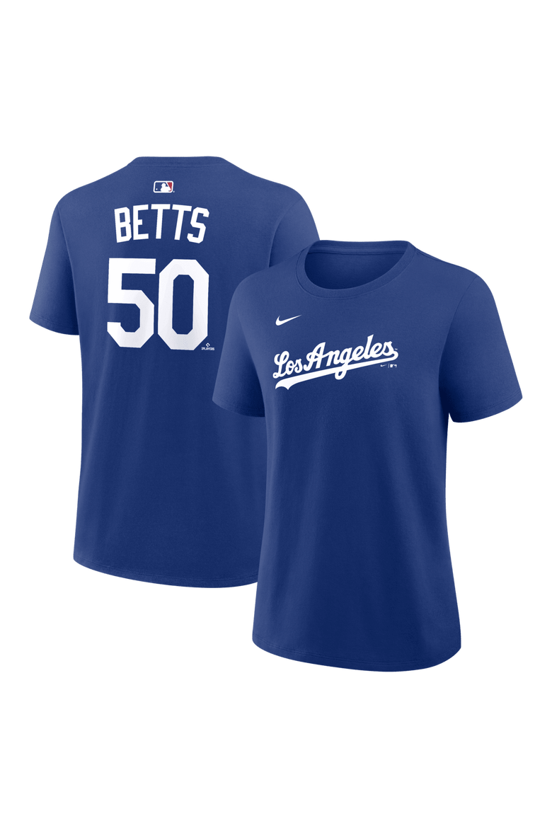 Women's Nike Mookie Betts Royal Los Angeles Dodgers Name & Number T-Shirt, Main, color, Royal