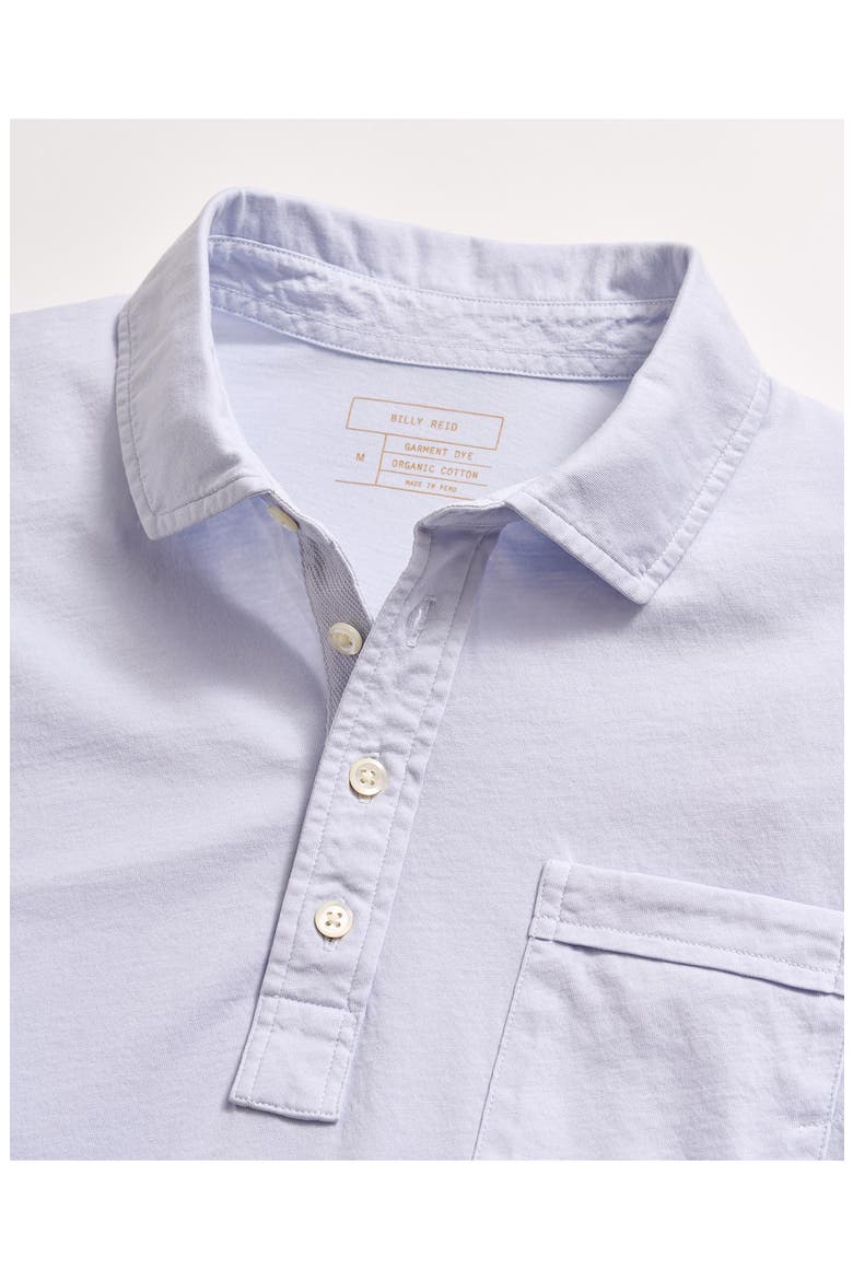 Pensacola Organic Cotton Polo, Alternate, color, DEW BLUE
