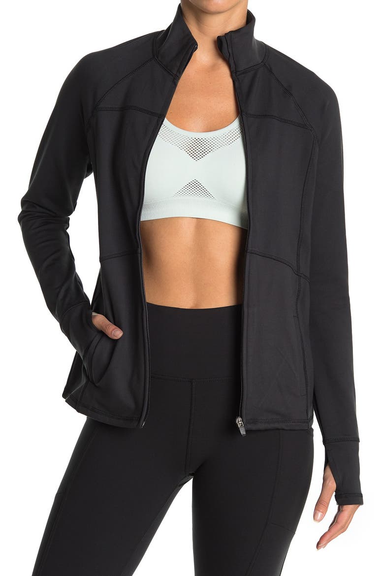 Revival Zip Front Jacket, Alternate, color, BLACK