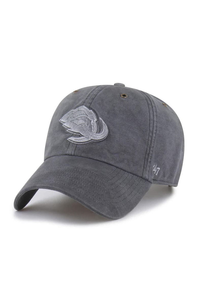 CARHARTT X 47 Men's Carhartt x '47  Charcoal Utah Mammoth Clean Up Adjustable Hat, Alternate, color, Charcoal