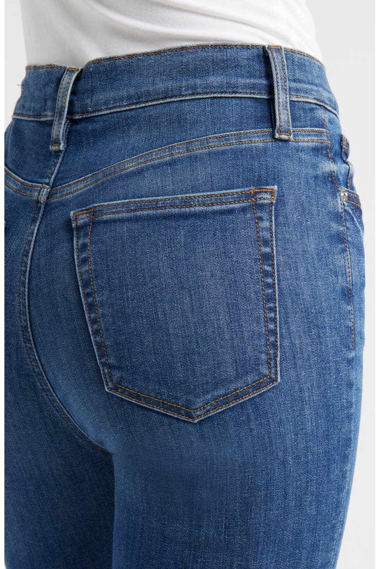 The Icon High Waist Flare Jeans, Alternate, color, ROCKWELL
