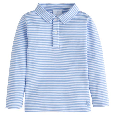 Kids' Striped Long Sleeve Polo (Infant)