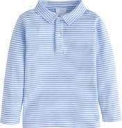 Little English Kids' Striped Long Sleeve Polo