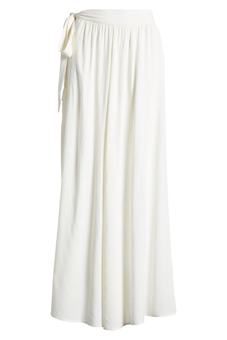 Louise Side Tie Cover-Up Maxi Skirt, Alternate, color, IVORY