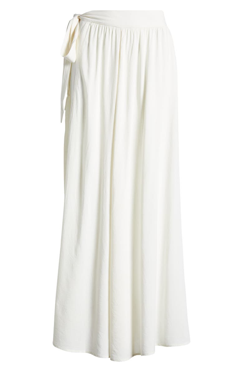 BOAMAR Louise Side Tie Cover-Up Maxi Skirt, Alternate, color, Ivory