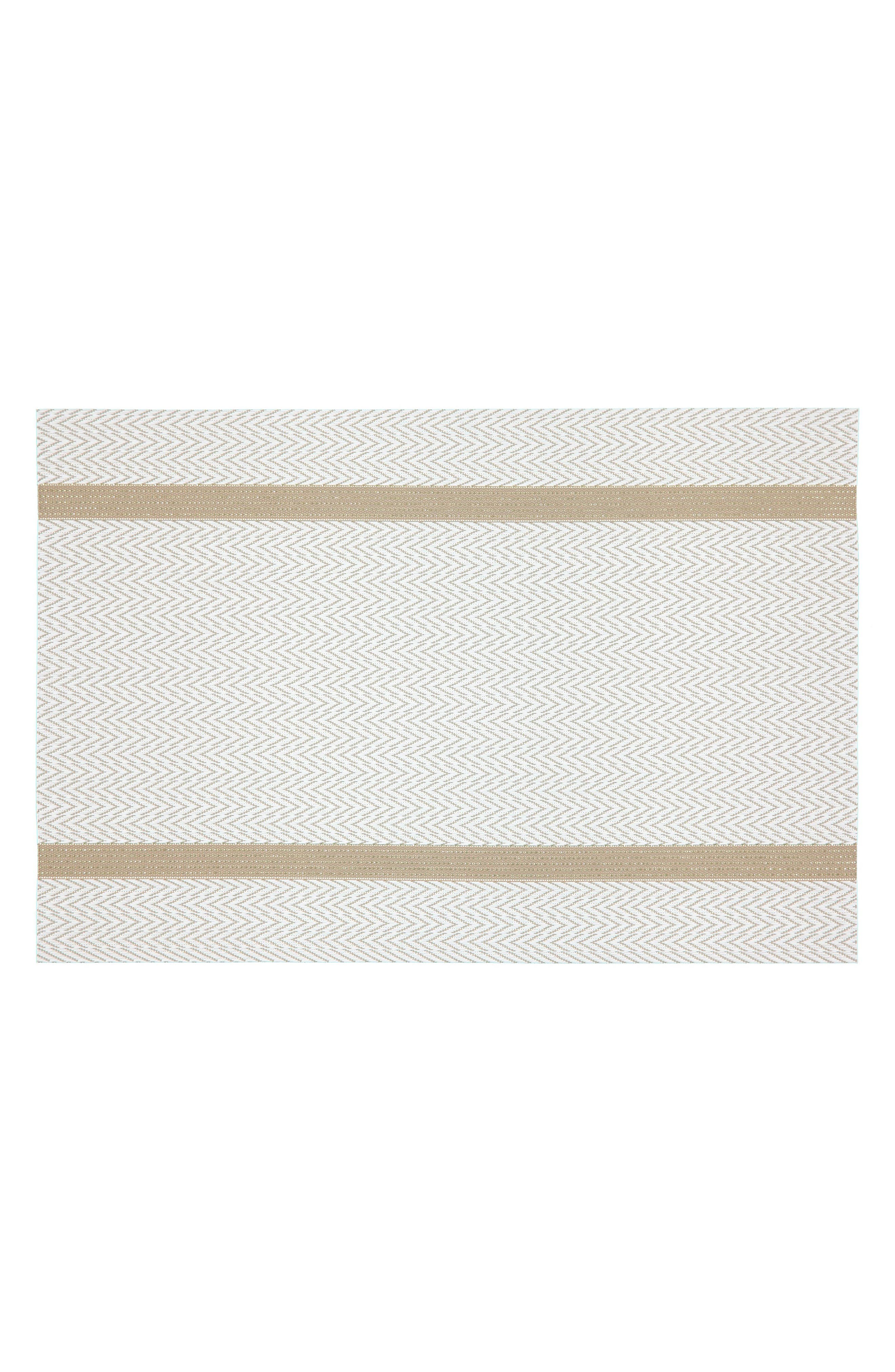 selected CHEVRON GOLD BORDER WHITE