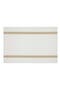  Chevron Gold Border White
