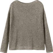 MANGO Luli Jersey Open Stitch Sweater
