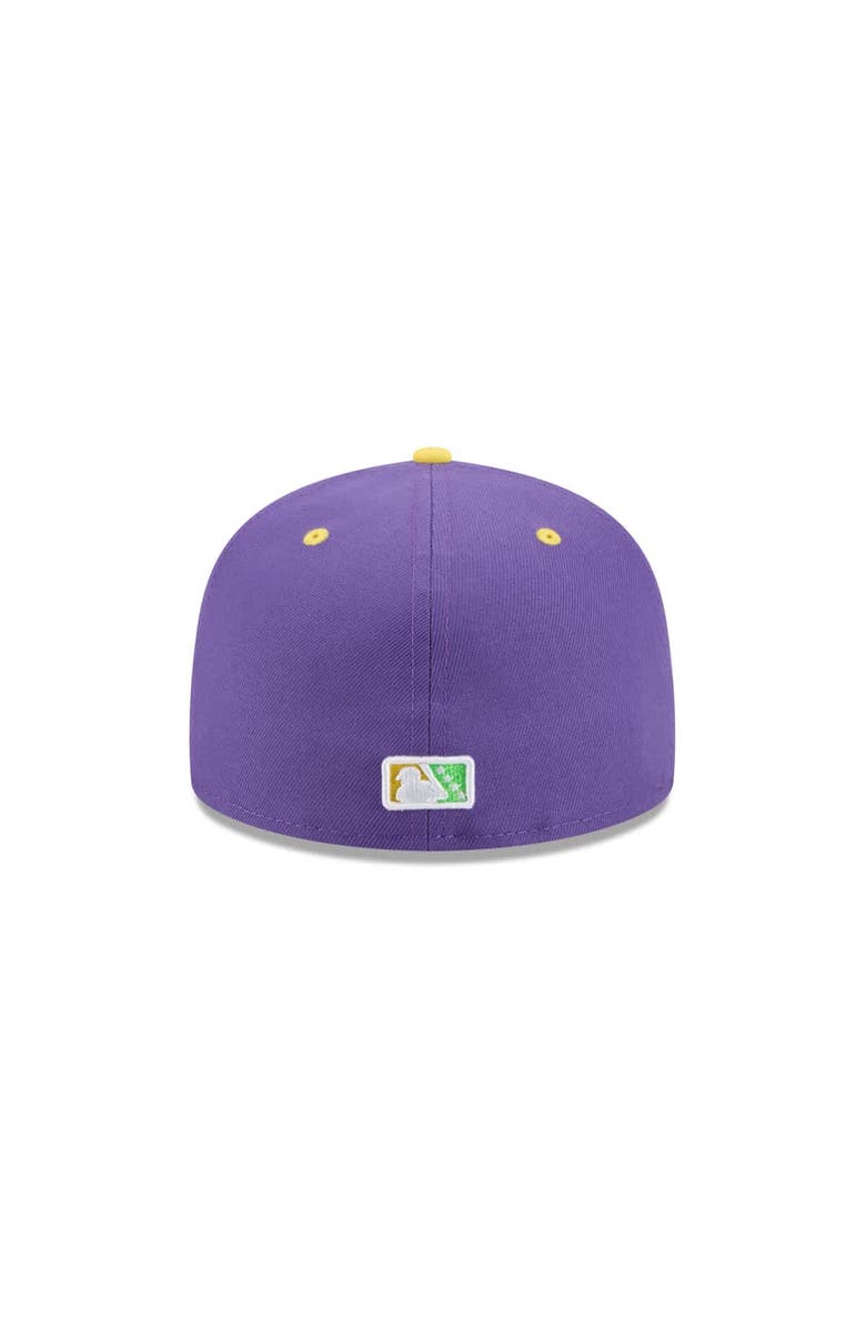 New Era Men's New Era Purple Biloxi Shuckers Theme Nights 59FIFTY Fitted Hat, Alternate, color, Purple