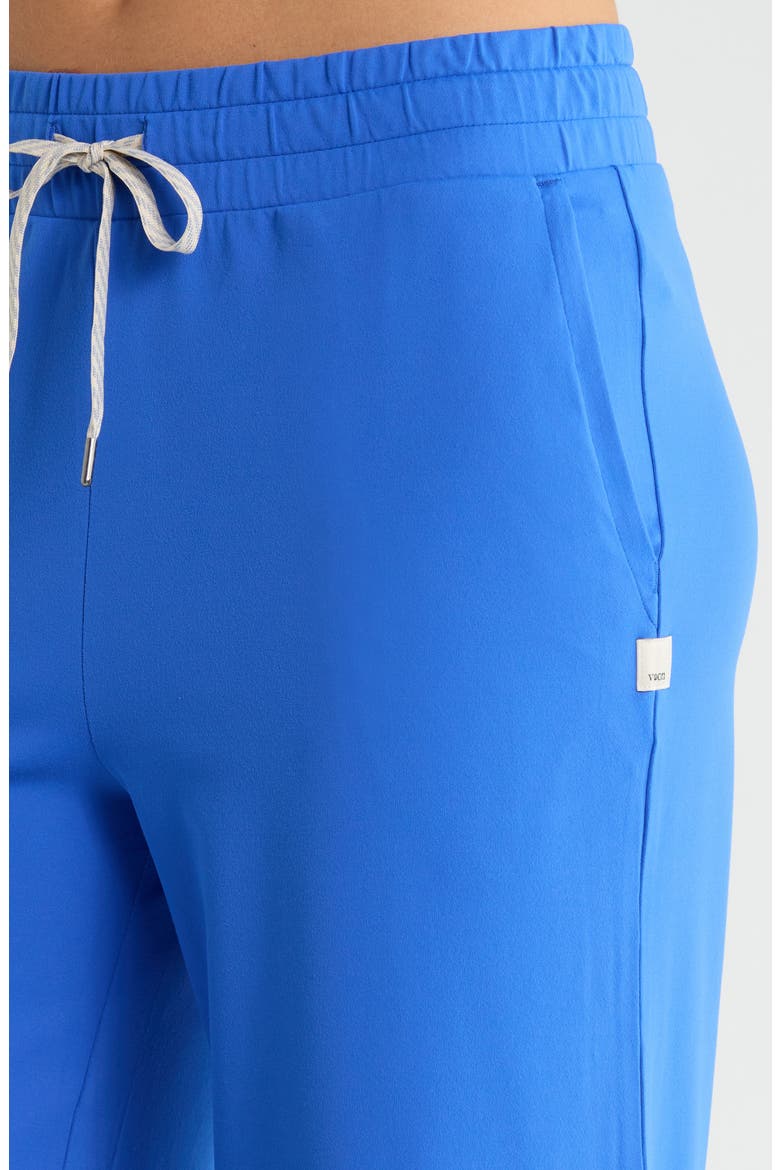 Halo Essential Wide Leg Sweat Pants, Alternate, color, ELECTRIC BLUE