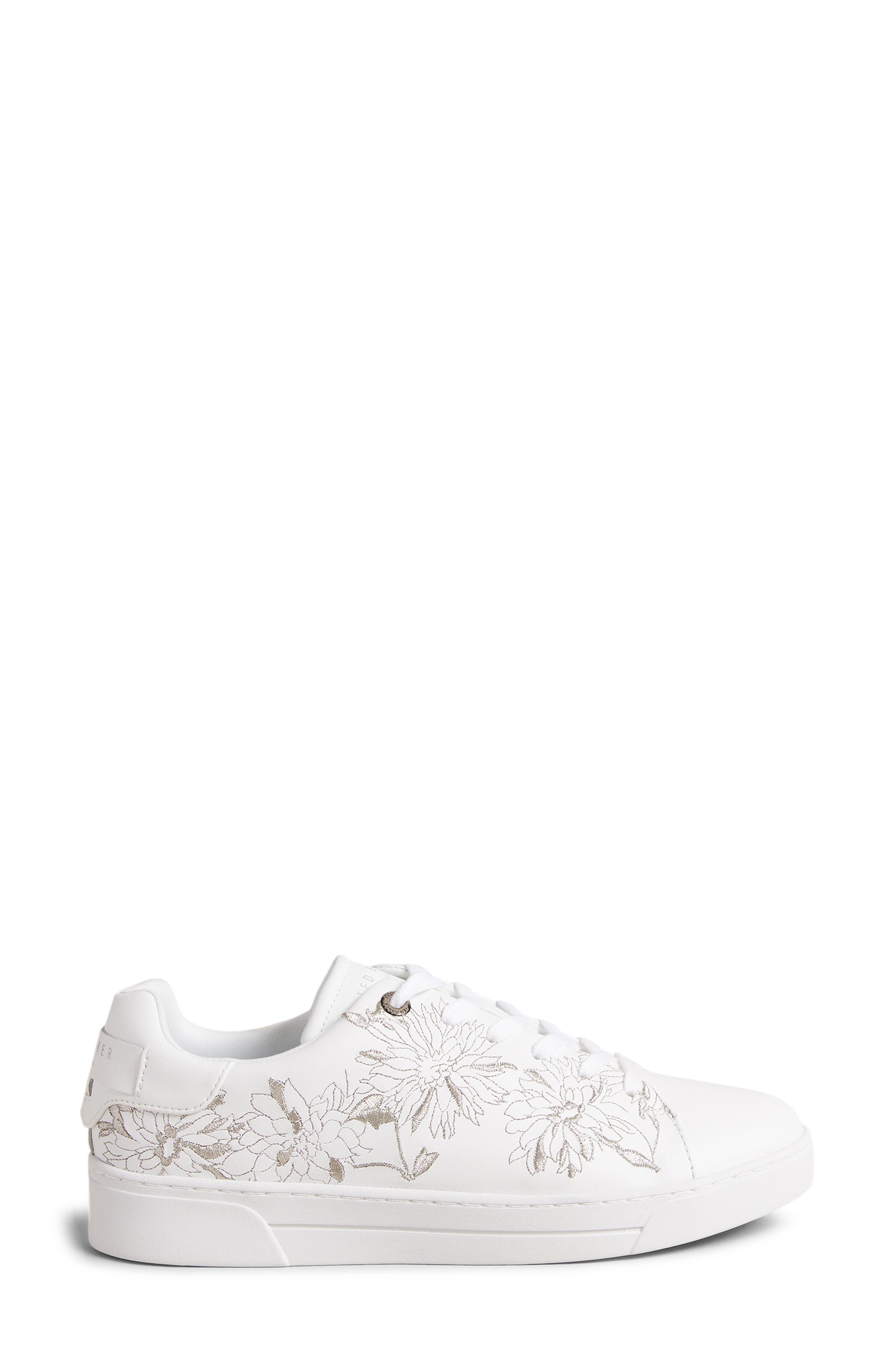 Ted Baker London Alline Embroidered Cupsole Sneaker, Alternate, color, 
