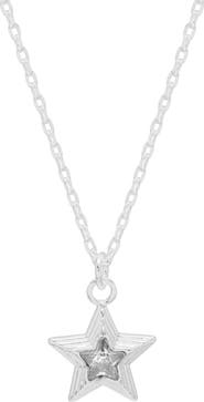 Estella Bartlett Blue Star Crystal Pendant Necklace