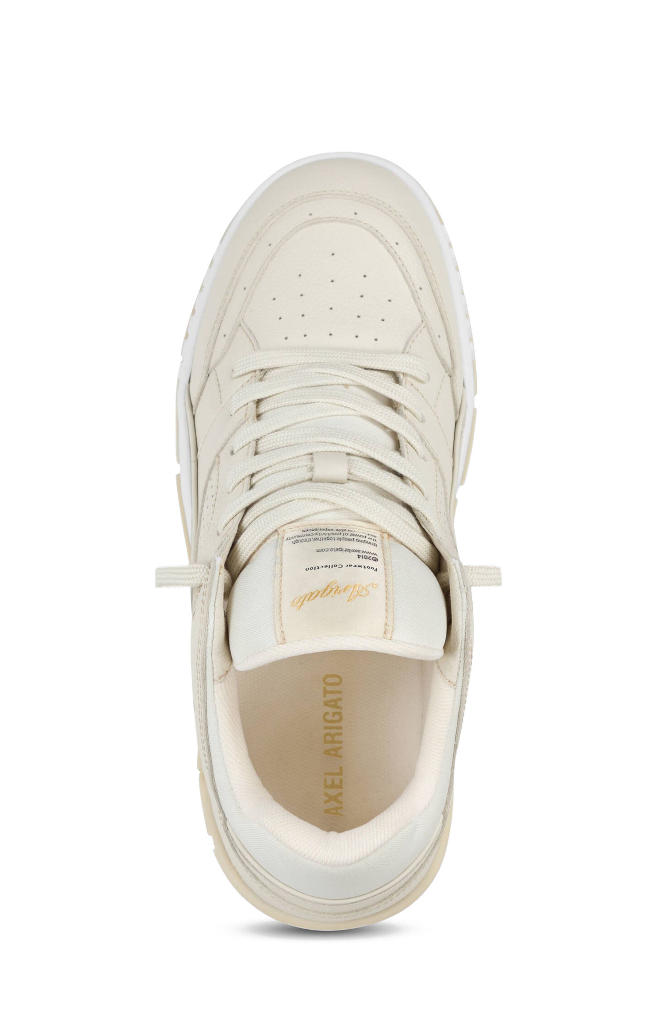 Axel Arigato Area Lo Sneaker, Alternate, color, Off White/White